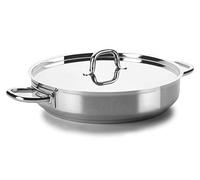 Lacor 54645 - S - Poêle à paella sans Couvercle 45Øcm Chef Luxe en acier