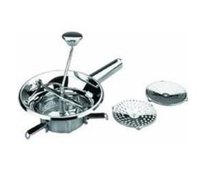 LACOR 60048 PRESSE PURÉE EN INOX 3 DISQUES DIAMÈTRE: 18 CM G