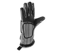 Lacor - 60062 - Gants de cuisine XL, Gants de cuisine, Sécurité maximale, Haute résistance à la chaleur, Double rembourrage en coton, silicone et polyester, pour lave-linge et sèche-linge, 32 cm, Noir