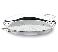 Lacor 60130 - Paella valencienne 30 cm 4 portions Acier Inox | Fabriqué en acier inoxydable de qualité alimentaire; haute résistance à la corrosion et usure quotidienne