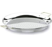 LACOR 60150 - Valencian Paellera 50 cm, 14 rations. En acier inoxydable.