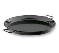 LACOR 60161 - Poêle à paella émaillée, Noir, 60 cm