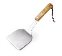 Lacor 60268 - Spatule coude pour barbecue, poignée en bois d’échouateur,... | Ustensile professionnel durable; conçu pour un rendement optimal y nettoyage rapide et facile au lave-vaisselle