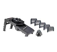 Lacor 60331 - Lacor - Mandoline en plastique à 5 lames et extracteur à | Ustensile professionnel durable; conçu pour un rendement optimal y nettoyage rapide et facile au lave-vaisselle