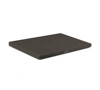 Lacor - 60480 - Planche de coupe de cuisine, Polyéthylène avec chevilles antidérapantes, antibactériennes, passe au lave-vaisselle, indéformable, 32,5 x 26,5 x 2 cm - Noir