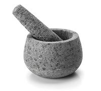 LACOR 60517 - Pilon à Main en Granit 12 x 8 cm - Gris | Ustensile professionnel durable; conçu pour un rendement optimal y nettoyage rapide et facile au lave-vaisselle