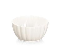 Lacor - 60753 - Degustare Vaisselle traiteur, Bol bouclé, Mélamine, Passe au lave-vaisselle, Empilable, Sans BPA, 100 ml, Blanc, Diamètre : 8 cm