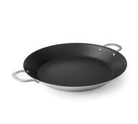 LACOR - 60833 - Plat Paella Induction, Poele Paella TriChef, Technologie TriLayer, Antiadhésif Quantanium, Poignées Inox, Induction, 5 Portions, Nettoyage Facile, ø 34 cm et Hauteur 5 cm