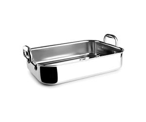 Lacor 60865.0-60865 - Moule à rôtir TriChef, 35 x 26 cm, 5 litres | Ustensile professionnel durable; conçu pour un rendement optimal y nettoyage rapide et facile au lave-vaisselle