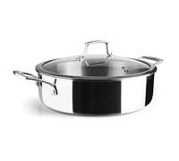 Lacor 60888 - Trichef Low Casserole, 5 L, 28 cm, Acer Acer... | Fabriqué en acier inoxydable de qualité alimentaire; haute résistance à la corrosion et usure quotidienne