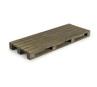Plateau mini-palette service alimentaire Lacor Marron 40x15x3 cm