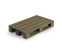Plateau mini-palette service alimentaire Lacor Marron 20x12x3 cm