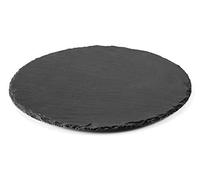 Lacor 61070 - Plateau rond pour tableau noir, noir, 20 Ø(cm) | Ustensile professionnel durable; conçu pour un rendement optimal y nettoyage rapide et facile au lave-vaisselle