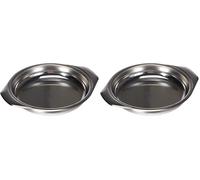 Lacor 61116 Plat à Oeufs 16 cm Inox 18% Cr, Silver (Lot de 2)