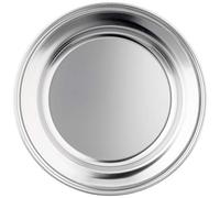 Lacor 61121 Assiette Plate de Camping 22 cm Inox 18%, Argenté