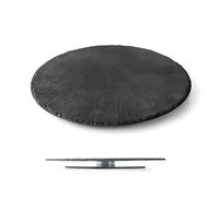 Lacor - 61235 - Base pour Tableau Noir, Plateau pour Tableau de Cuisine, Fonctionnel et Polyvalent, Nettoyage Facile, Surface Pivotante, Décoration Polyvalente, Hauteur 2.5 cm, Diamètre 35 cm