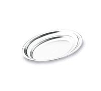 Lacor 61835 - Ovale en acier inoxydable Source 18 cr. 35 cm | Fabriqué en acier inoxydable de qualité alimentaire; haute résistance à la corrosion et usure quotidienne