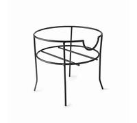 Lacor - 61955 - Support de carafe d’eau, Support de distributeur de boissons, Support de pichet avec réf. 61951, Nettoyage facile, Fil d’acier, résistant et durable, 19,5 x 18,5 cm, noir mat