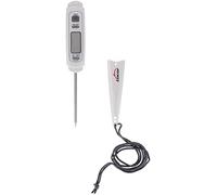 Lacor Thermomètre électronique 62459 de -40°C à 230°C, sonde acier, blanc