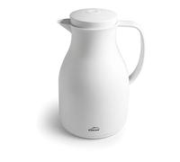 LACOR 62579 Carafe isotherme double paroi sans BPA avec couche de verre à l'intérieur, blanc, 1,50 l