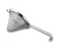 Lacor 62613 - Tamis en acier inoxydable Acier conique. 12 cm | Fabriqué en acier inoxydable de qualité alimentaire; haute résistance à la corrosion et usure quotidienne