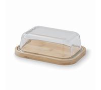 Lacor 62898 - Fabricant de beurre, contenant à beurre, base en bambou | Ustensile professionnel durable; conçu pour un rendement optimal y nettoyage rapide et facile au lave-vaisselle
