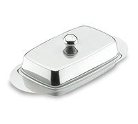 Lacor Beurrier en inox 62951 avec couvercle Inox 18/10 Argent