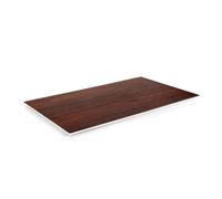 Lacor - 63088 - Plateau rectangulaire en bois, Mélamine, Sans BPA, 53x32.5x1 cm, Empilable, Passe au lave-vaisselle, Ne convient pas au four ou au micro-ondes