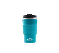 Lacor - 63134 - Thermos océan, double paroi, sans BPA, 100% hermétique, bande antidérapante, idéale pour les boissons chaudes et froides, acier inoxydable, 350 ml, bleu