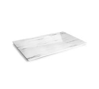Plateau mélamine marbre Lacor 2/4 Blanc 53x16,5 cm (GN 2/4)