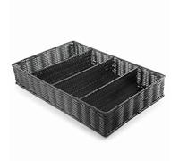 Lacor 63491-63484 - ROTTAN Polypropylène GN 1/1 Plateau à couverts, 100% | Ustensile professionnel durable; conçu pour un rendement optimal y nettoyage rapide et facile au lave-vaisselle