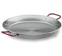 Lacor 63629 Plat à Paëlla en Tole Acier 28 cm, Noir