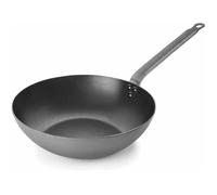 LACOR 63829 Wok ferrum Anti adhésif, Acier, Noir, 28 cm