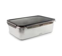 LACOR - 64676 - Tupper Hermétique Ecoinox Pro, 6,5 L, Acier Inoxydable 18/10 avec Couvercle en Polypropylène, Boîte à Lunch Hermétique et Réutilisable, Convient pour Réfrigérateur et Lave-Vaisselle