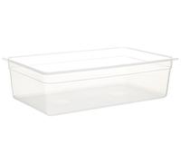 Lacor 66115 - Heures Polypropylène GN-Conteneur 1/1, 530 x 325 x 150 mm | Ustensile professionnel durable; conçu pour un rendement optimal y nettoyage rapide et facile au lave-vaisselle