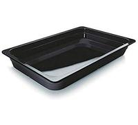 Lacor 66165J - Mélamine noire bac gn 1/1 530x325x65 Qualité professionnelle | Ustensile professionnel durable; conçu pour un rendement optimal y nettoyage rapide et facile au lave-vaisselle