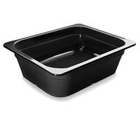Lacor 66210J - Mélamine Bac noir gn 1/2 265x325x100