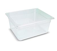 Lacor 66215P Bac Gastronorm en Poli Carbonate 1 / 2 265X325X150 cm | Ustensile professionnel durable; conçu pour un rendement optimal y nettoyage rapide et facile au lave-vaisselle
