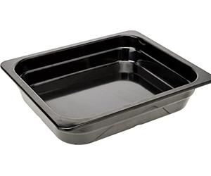 Lacor 66265J - Black Bac mélamine gn 1/2 265x325x65 Qualité professionnelle | Ustensile professionnel durable; conçu pour un rendement optimal y nettoyage rapide et facile au lave-vaisselle
