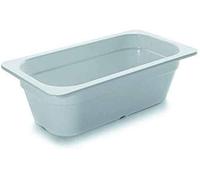 Bac 1/3 en mélamine Lacor GN Blanc 3,80 L
