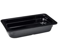 Lacor 66365J - Black Bac mélamine gn 1/3 176x325x65 Qualité professionnelle | Ustensile professionnel durable; conçu pour un rendement optimal y nettoyage rapide et facile au lave-vaisselle