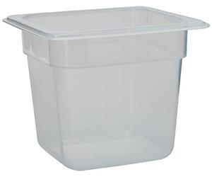 Lacor 66615 - Heures Polypropylène - réservoir GN 1/6 176 x 162 x 150 mm | Ustensile professionnel durable; conçu pour un rendement optimal y nettoyage rapide et facile au lave-vaisselle