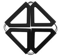 Lacor 66752 - Traverse en silicone pliable 16x16 cm - Noir | Ustensile professionnel durable; conçu pour un rendement optimal y nettoyage rapide et facile au lave-vaisselle