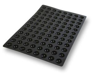 LACOR 66762 : Demi-sphère en silicone, dimensions 35 x 17,5 mm, lot de 60x40