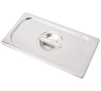 Lacor 66903DZ - douille encastrée pour Bac GN1/3 avec poignée en acier | Fabriqué en acier inoxydable de qualité alimentaire; haute résistance à la corrosion et usure quotidienne