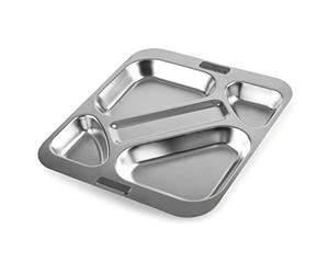LACOR 66957Z - Plateau libre-service, plateau de repas, 4 compartiments... | Ustensile professionnel durable; conçu pour un rendement optimal y nettoyage rapide et facile au lave-vaisselle