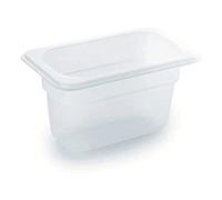 Lacor 66965 - Bac polypropylène 1/9, contenant en plastique, sans BPA,... | Ustensile professionnel durable; conçu pour un rendement optimal y nettoyage rapide et facile au lave-vaisselle