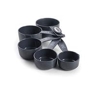 Lacor Set de 5 cuillères à doser – plastique sans BPA, empilables, ml & tasses, gris