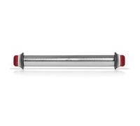 LACOR - 67143 - Rouleau à Pâtisserie de Cuisine, 4 Disques Amovibles, Acier Inoxydable, Marques de Mesure Gravées, Toutes sortes de Pâte, 41,5 cm, Va au lave-vaisselle, Gris