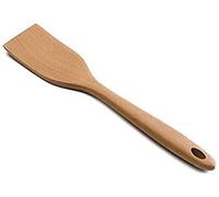 Lacor 68177 - Brun 30 cm Spatula perforée Qualité Professionnelle Wood | Ustensile professionnel durable; conçu pour un rendement optimal y nettoyage rapide et facile au lave-vaisselle